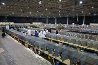 A large poultry show