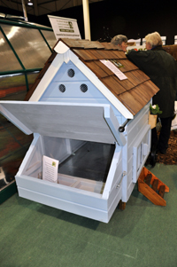 Small painted hen house
